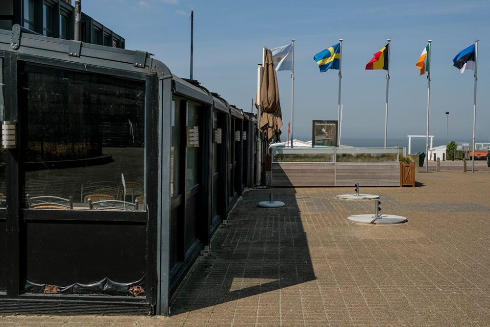 Leere Terrassen in Knokke (Bild: Dirk Waem/Belga)