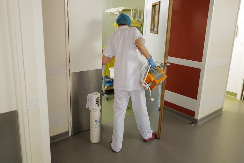 In einem Krankenhaus in Nizza, Südfrankreich (Bild: Valery Hache/AFP)