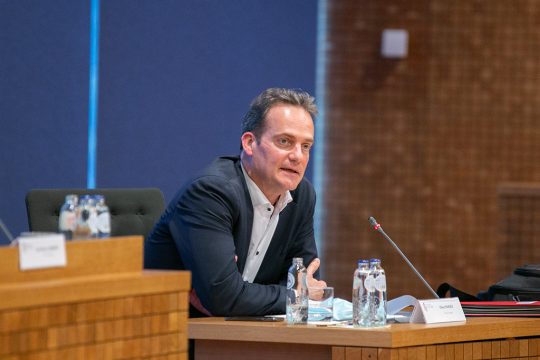 Oliver Paasch bei der PDG-Sitzung am 1.3.2021 (Bild: PDG/CK)