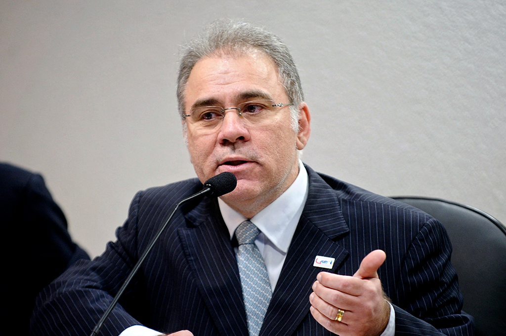 Marcelo Antonio Cartaxo Queiroga Lopes wird neuer brasilianischer Gesundheitsminister (Bild: Marcos Oliveira/AFP)