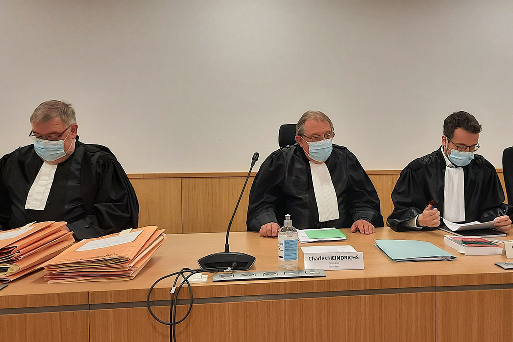 Richter Axel Kittel, Präsident Charles Heindrichs und Richter Pascal Schumacher (Bild: Chantal Delhez/BRF)
