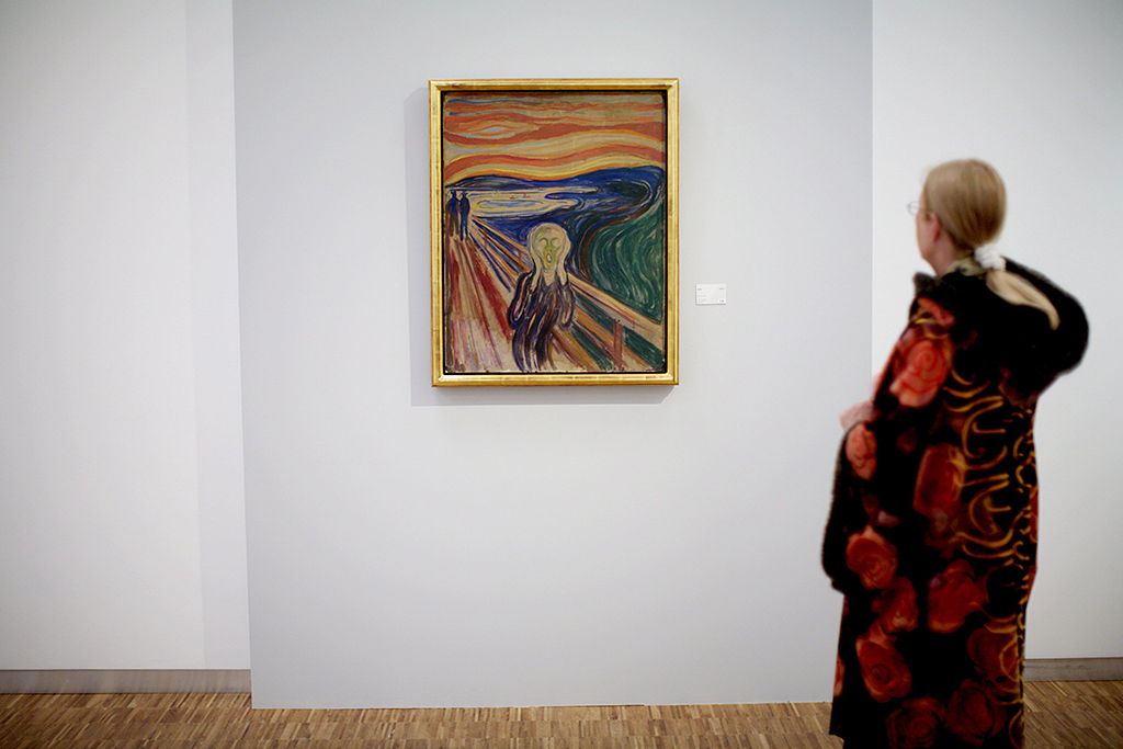Edvard Munchs "Der Schrei" im Munch Museum in Oslo