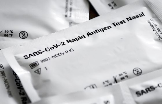 Corona-Selbsttest von Roche in den Niederlanden (Bild: Remko de Waal/AFP)