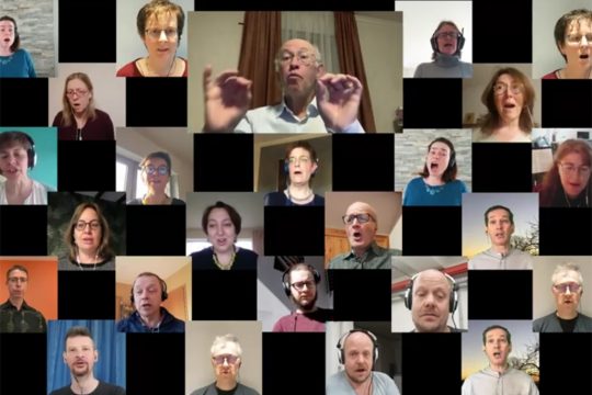 Vokalensemble Cantabile veröffentlicht Musikvideo zur Osterzeit (Printscreen)