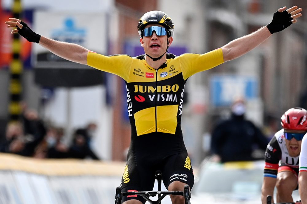 Wout Van Aert gewinnt Gent-Wevelgem (Bild: Dirk Waem/Belga)