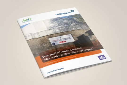 Corona-Broschüre in leichter Sprache