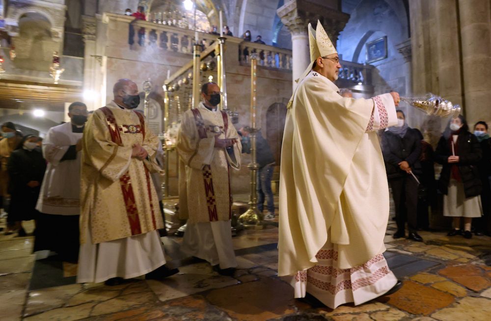 Ostermesse in der Grabeskriche (Bild: Emmanuel Dunand/AFP)