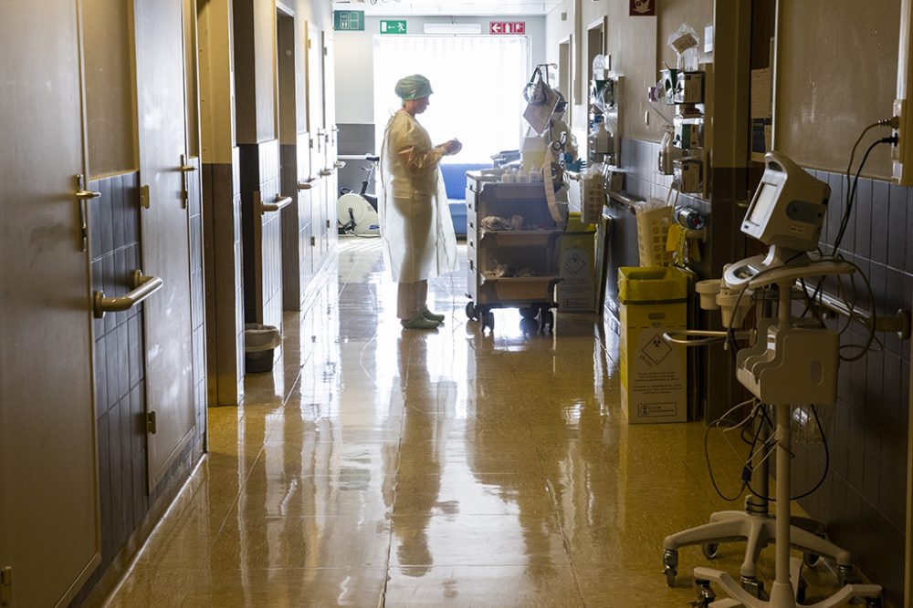 Covid-Station in der Uniklinik Gent