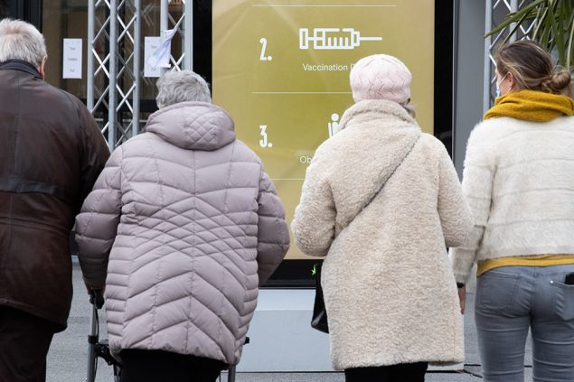 Impfzentrum auf dem Brüsseler Heysel-Gelände (Bild: Benoit Doppagne/Belga)