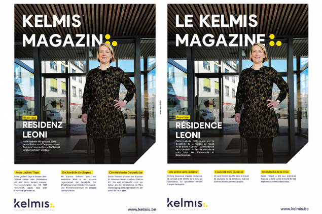 Das "Kelmis-Magazin" gibt es in zwei Sprachen (Bild: Gemeinde Kelmis)