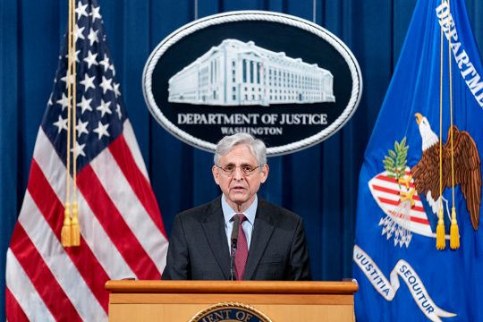 US-Justizminister Merrick Garland (Bild: Andrew Harnik/Pool/AFP)