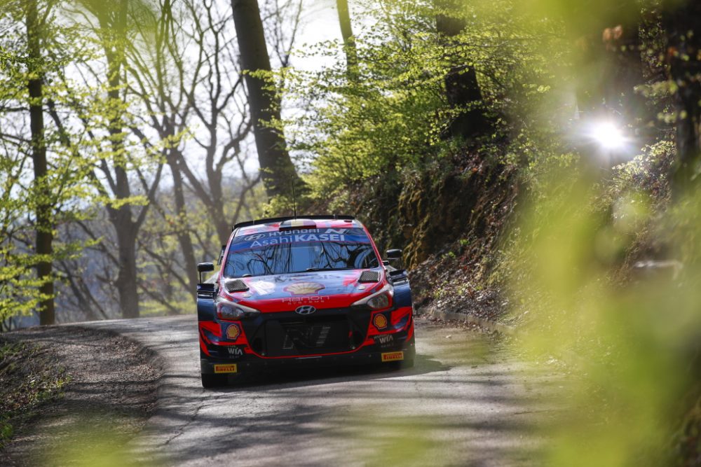 Thierry Neuville/Martijn Wydaeghe beim Shakedown der Rallye Kroatien