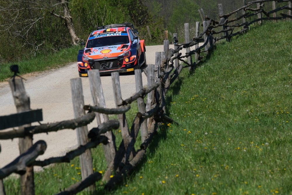 Thierry Neuville/Martijn Wydaeghe bei der Rallye Kroatien (Bild: Vincent Thuillier/Hyundai Motorsport)