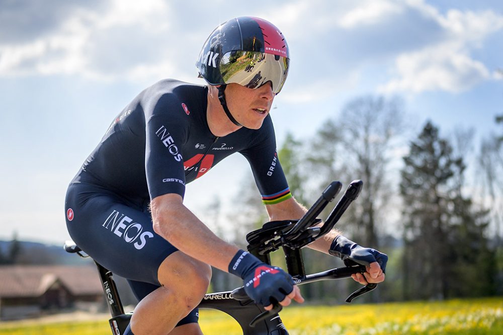 Rohan Dennis beim Prolog der Tour de Romandie (Bild: Fabrice Coffrini/AFP)