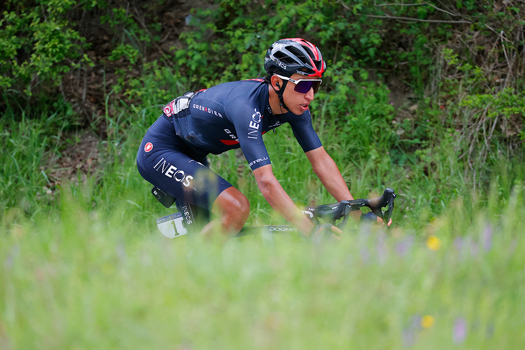 Juan bernal bei der neunten Giro-Etappe