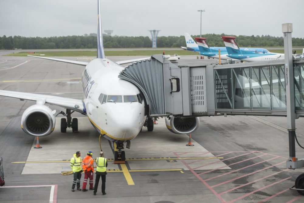 Am Flughafen von Luxemburg (Archivbild: Anthony Dehez/Belga)