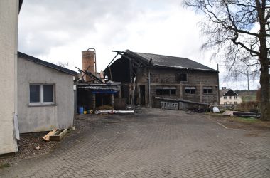 Gebäudebrand in Rocherath (Bild: Chantal Scheuren/BRF)
