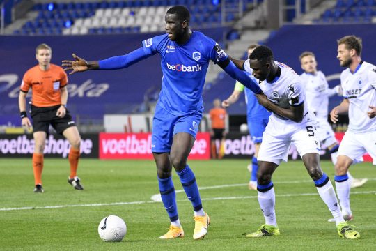 Paul Onuachu traf zum 1:0 für Genk (Bild: Yorick Jansens/Belga)