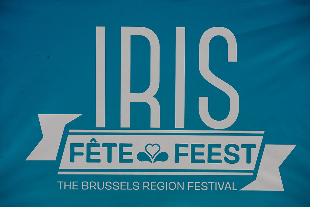 Logo des Brüsseler Iris-Festes von 2019 (Bild: Nicolas Maeterlinck/Belga)