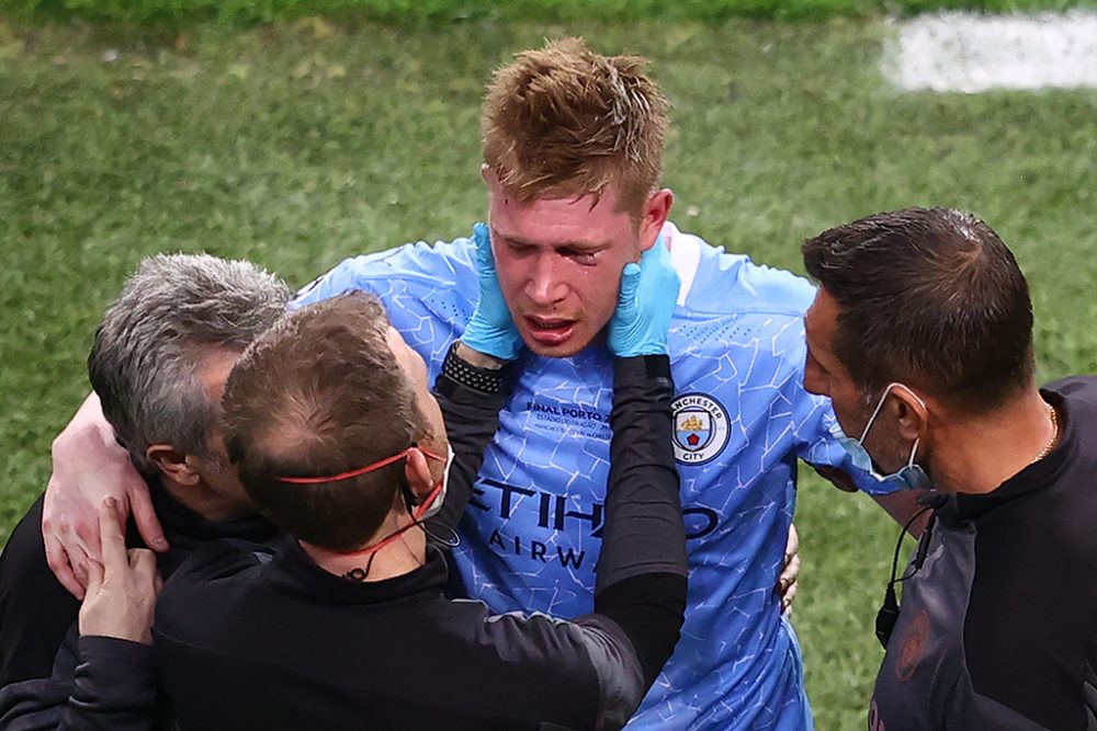 Kevin De Bruyne verletzt im Champions League Finale