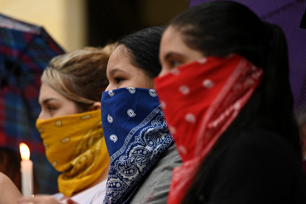 Proteste im kolumbianischen Medellin am 6. Mai (Bild: Joaquin Sarmiento/AFP)