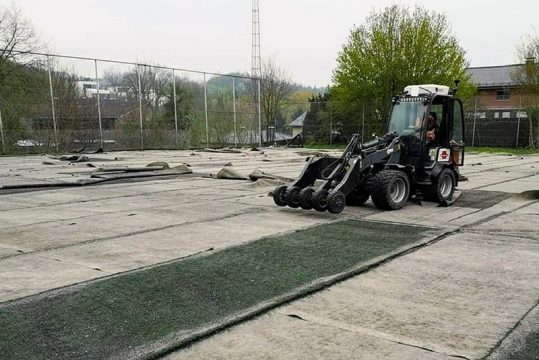 Nach 17 Jahren gibt es einen neuen Kunstrasen für Union Kelmis