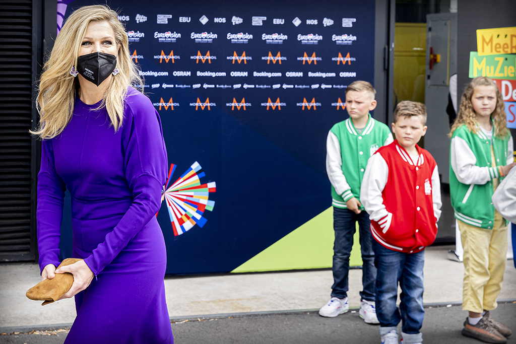 Königin Maxima besucht die "Familiy Show" beim Eurovision Song Contest in Rotterdam
