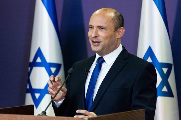 Naftali Bennett, Chef der Jamina-Partei in Israel (Bild: Yonatan Sindel/AFP) (Bild: Yonathan Sindel/AFP)