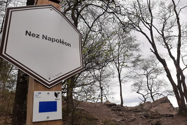 "Le nez de Napoléon": Felsvorsprung im Warchetal (Bild: Michaela Brück/BRF)