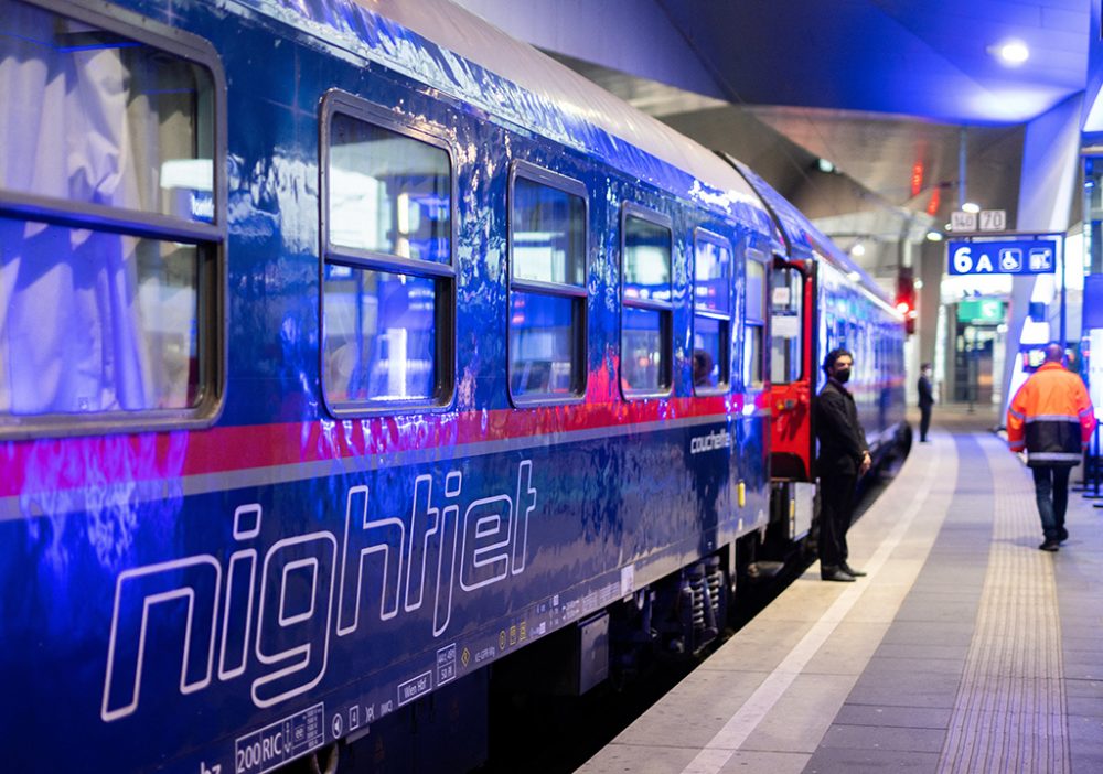 Nachtzug "Nightjet" (Bild: Georg Hochmuth/APA/AFP)