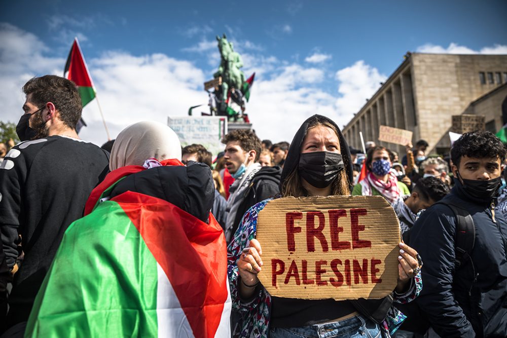 3.000 Teilnehmer bei Brüsseler Demo gegen Gewalt in Nahost