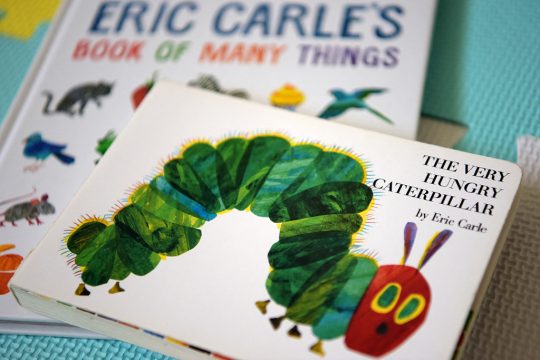 Buch-Cover "Die kleine Raupe Nimmersatt" von Eric Carle