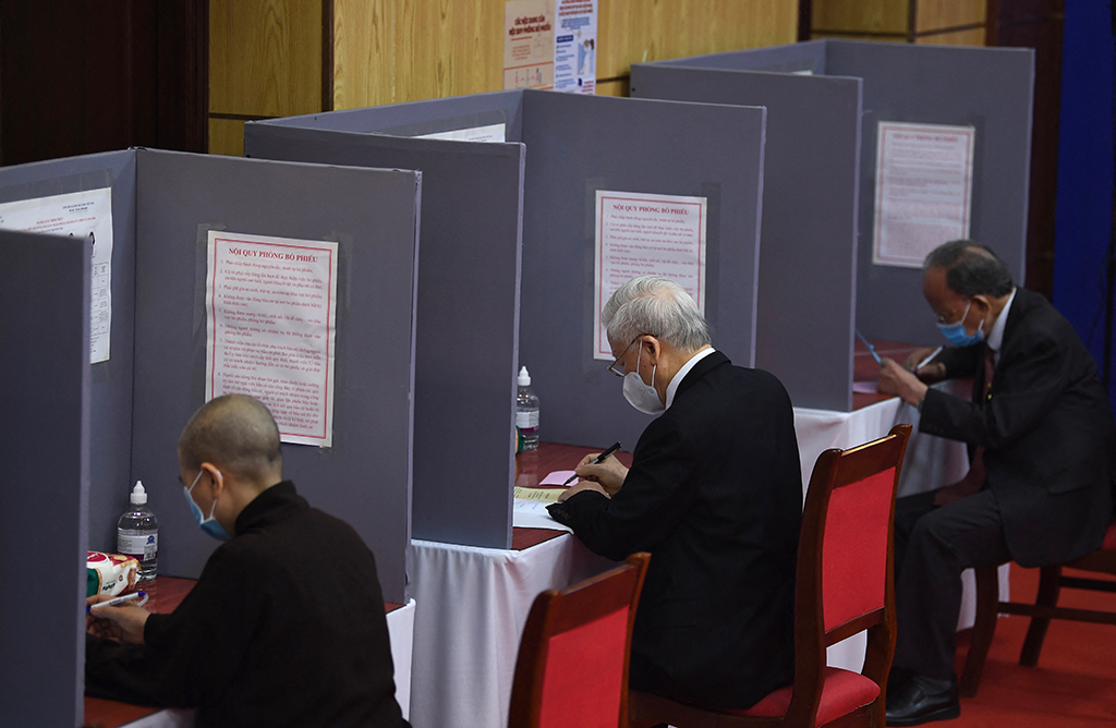 Parlamentswahlen in Vietnam (Bild: Nhac Nguyen/AFP)