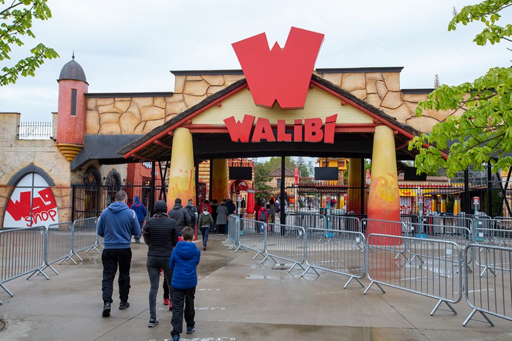 Freizeitpark Walibi bei der Wiederöffnung (Bild: Nicolas Maeterlinck/Belga)