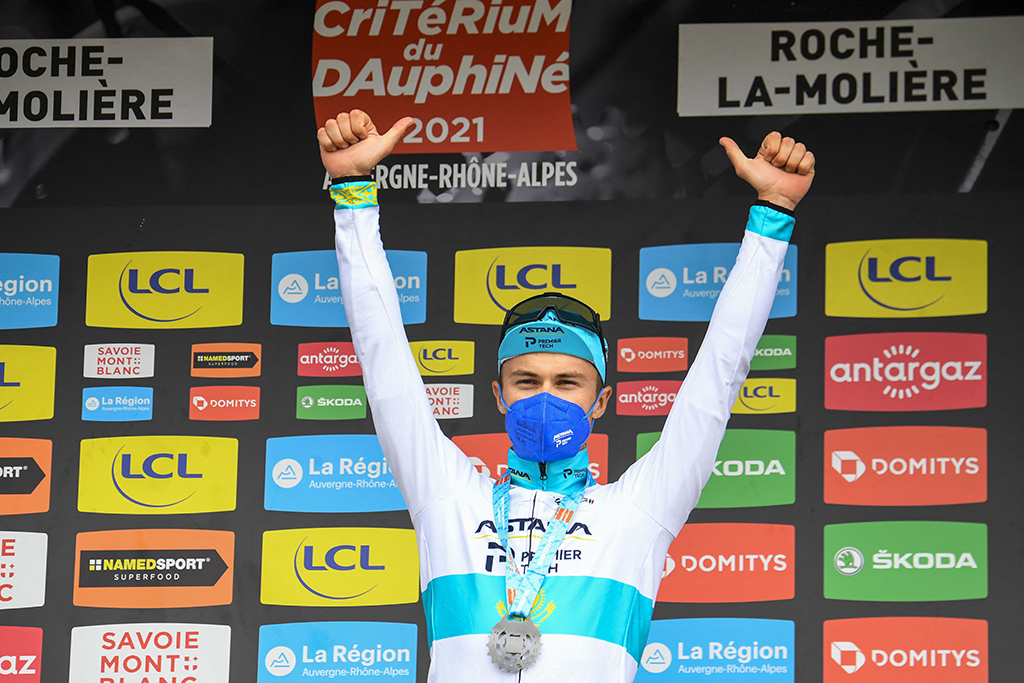 Alexey Lutsenko hat die vierte Etappe des Dauphiné-Kriteriums gewonnen (Bild: Alain Jocard/AFP)