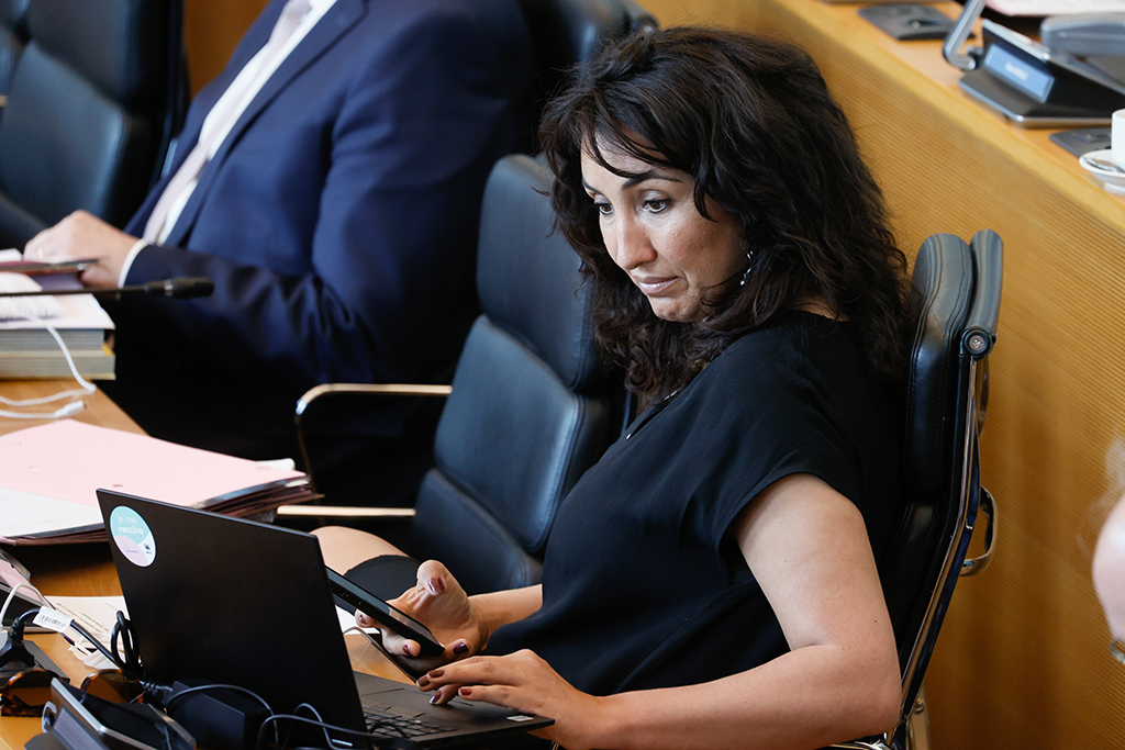 Die wallonische Ministerin Christie Morreale (Bild: Bruno Fahy/Belga)