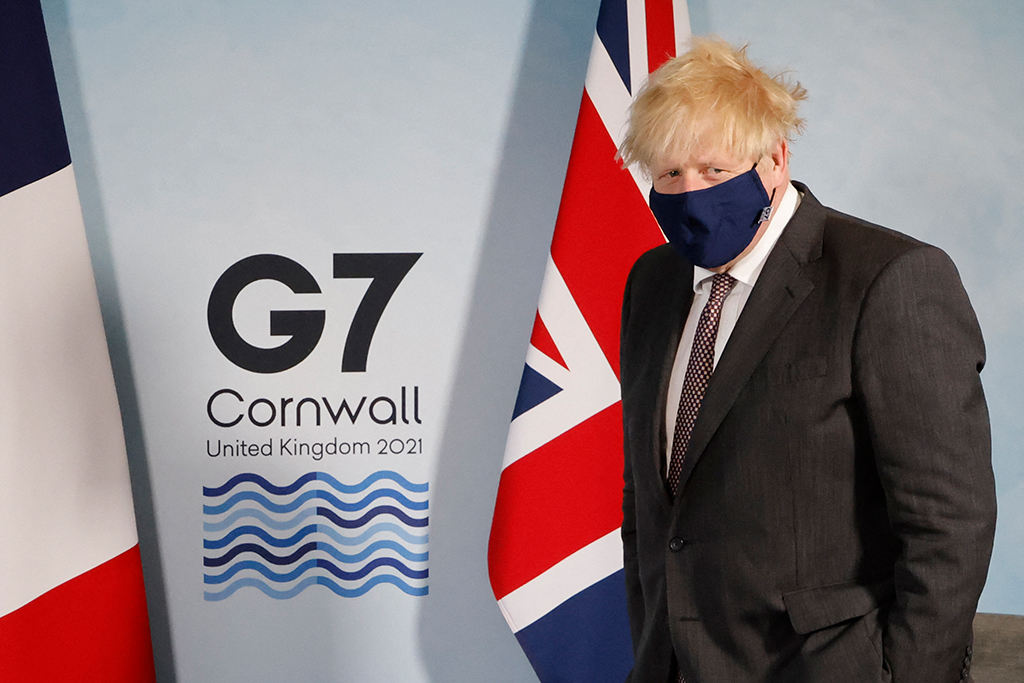 Boris Johnson, Gastgeber des G7-Gipfels in Cornwall (Bild: Ludovic Martin/AFP)