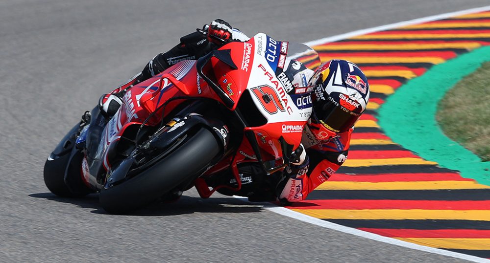 Johann Zarco im dritten freien Training zum Großen Preis von Deutschland (Bild: Ronny Hartmann/AFP)