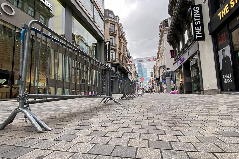 Leere Straßen während des zweiten Lockdowns im vergangenen Winter (Archivbild: Thierry Roge/Belga)