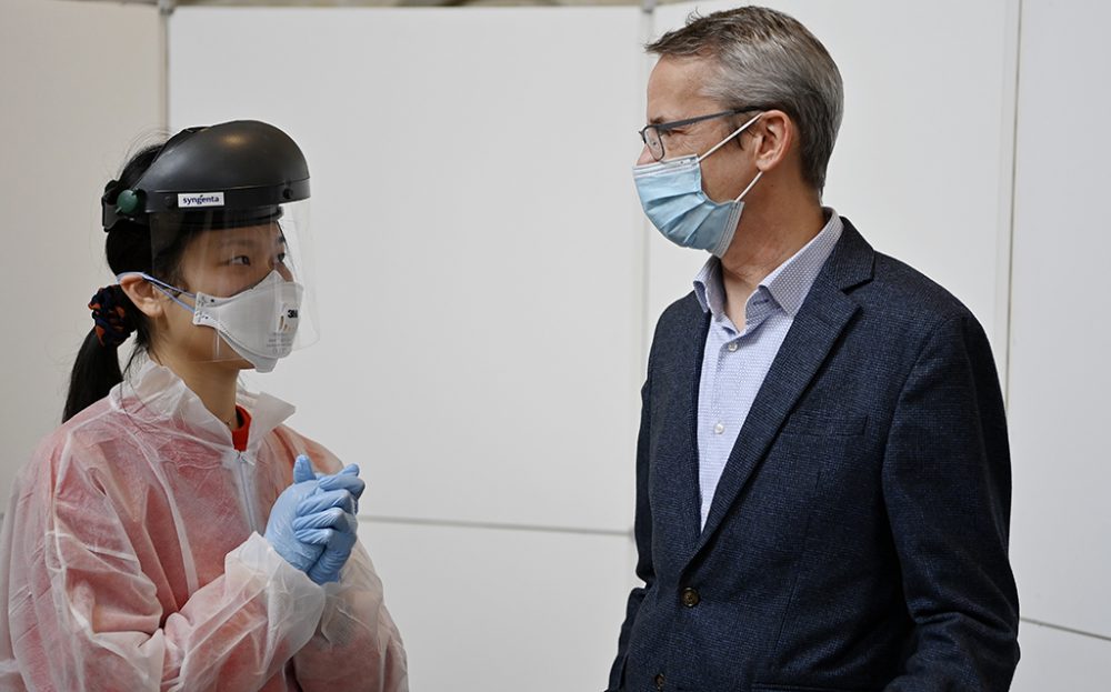 Luc Sels, Rektor der Katholischen Universiät von Löwen (Bild: Eric Lalmand/Belga)