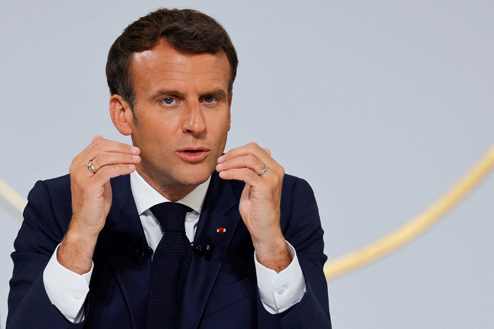 Frankreichs Präsident Emmanuel Macron (Bild: Pascal Rossignol/AFP)