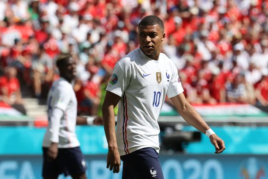 Frankreichs Stürmer Kylian Mbappé (Bild: Bernadett Szabo/Pool/AFP)