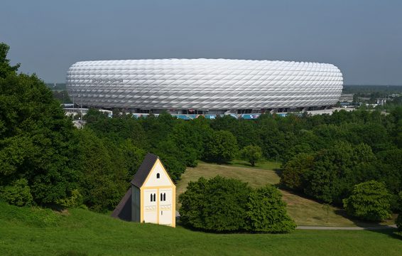 Stadion in München (Bild: Christof Stache/AFP)