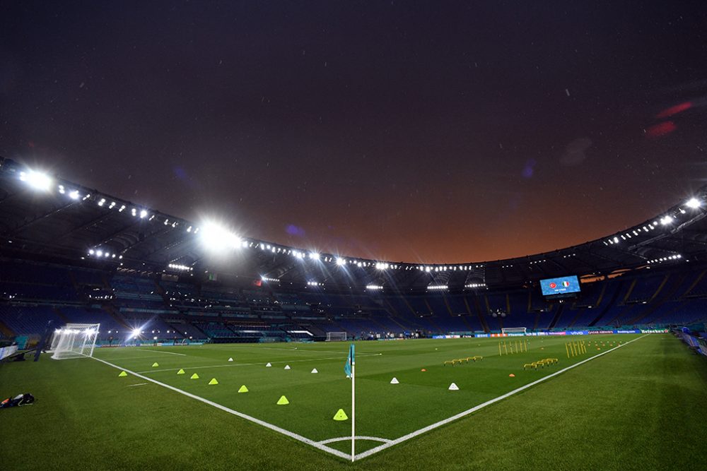 Das Olympiastadion von Rom, in dem die Fußball-EM eröffnet wird (Bild: Filippo Monteforte/AFP)