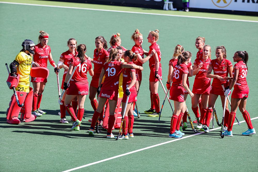 Hockey-Damen spielen sich ins Halbfinale (Bild: Koen Suyk/AFP)