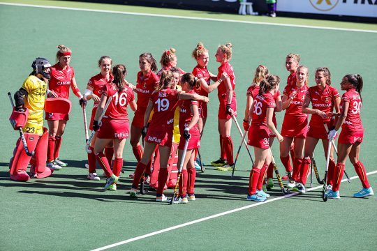 Hockey-Damen spielen sich ins Halbfinale (Bild: Koen Suyk/AFP)