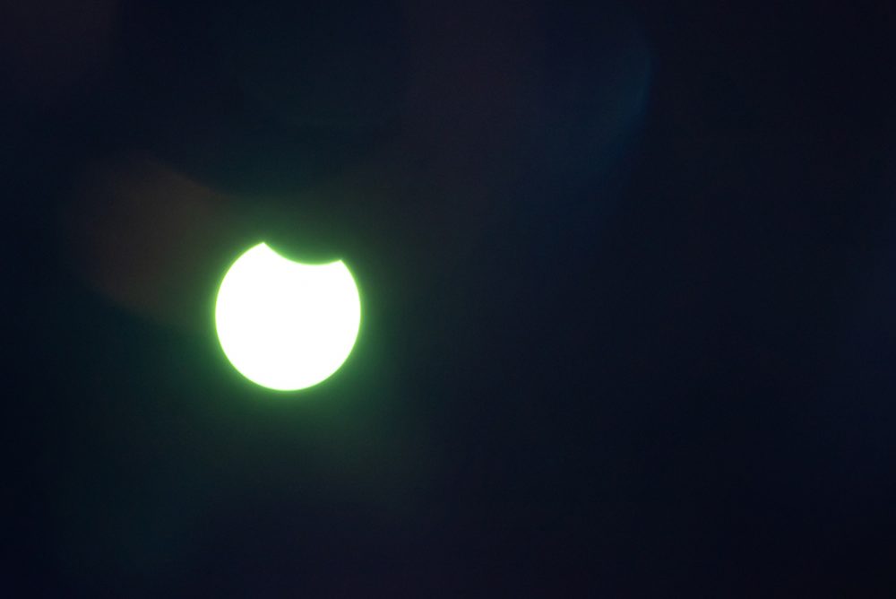 Partielle Sonnenfinsternis über Belgien am 10. Juni 2021 (Bild: Kurt Desplenter/Belga)