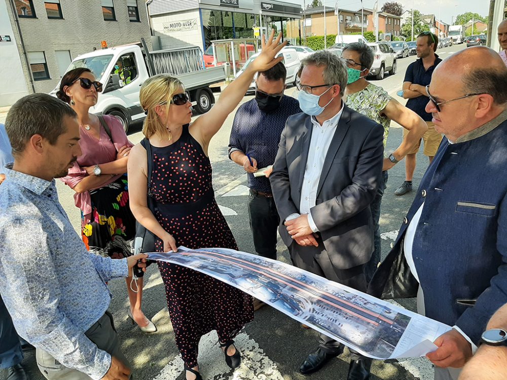 Besuch von Minister Henry in Eupen (Bild: Michaela Brück/BRF)