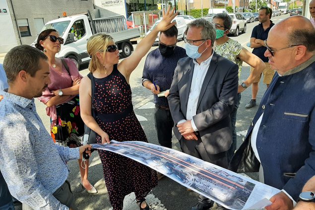 Besuch von Minister Henry in Eupen (Bild: Michaela Brück/BRF)