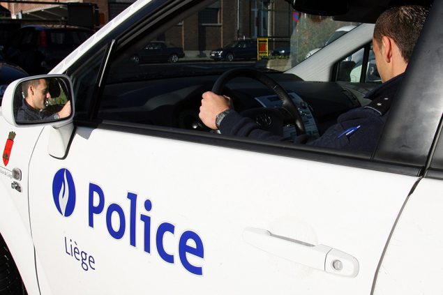 Polizeiauto in Lüttich (Archivbild: Michel Krakowski/Belga)